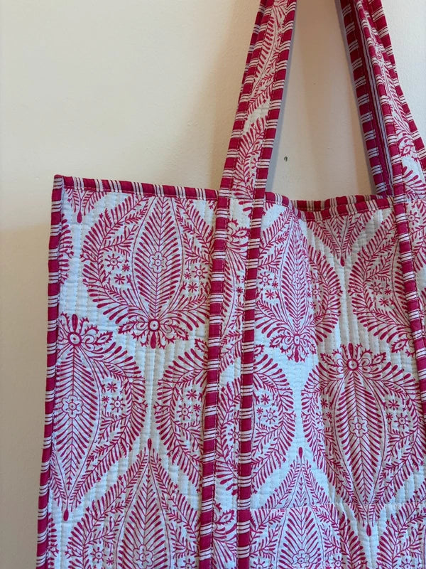 KnitKit Handcrafted Printed Fabric Tote Bag